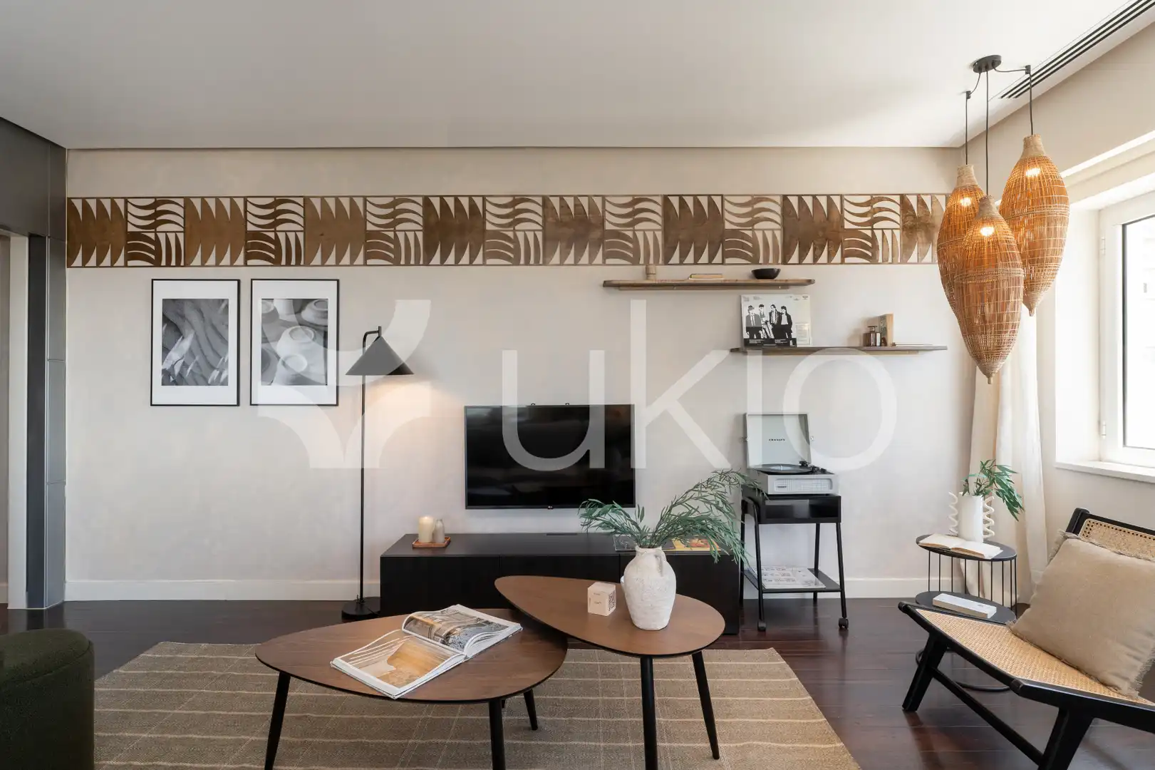 Living room of Apartments for rent in Madrid  with Air Conditioner, Heating and Terrace