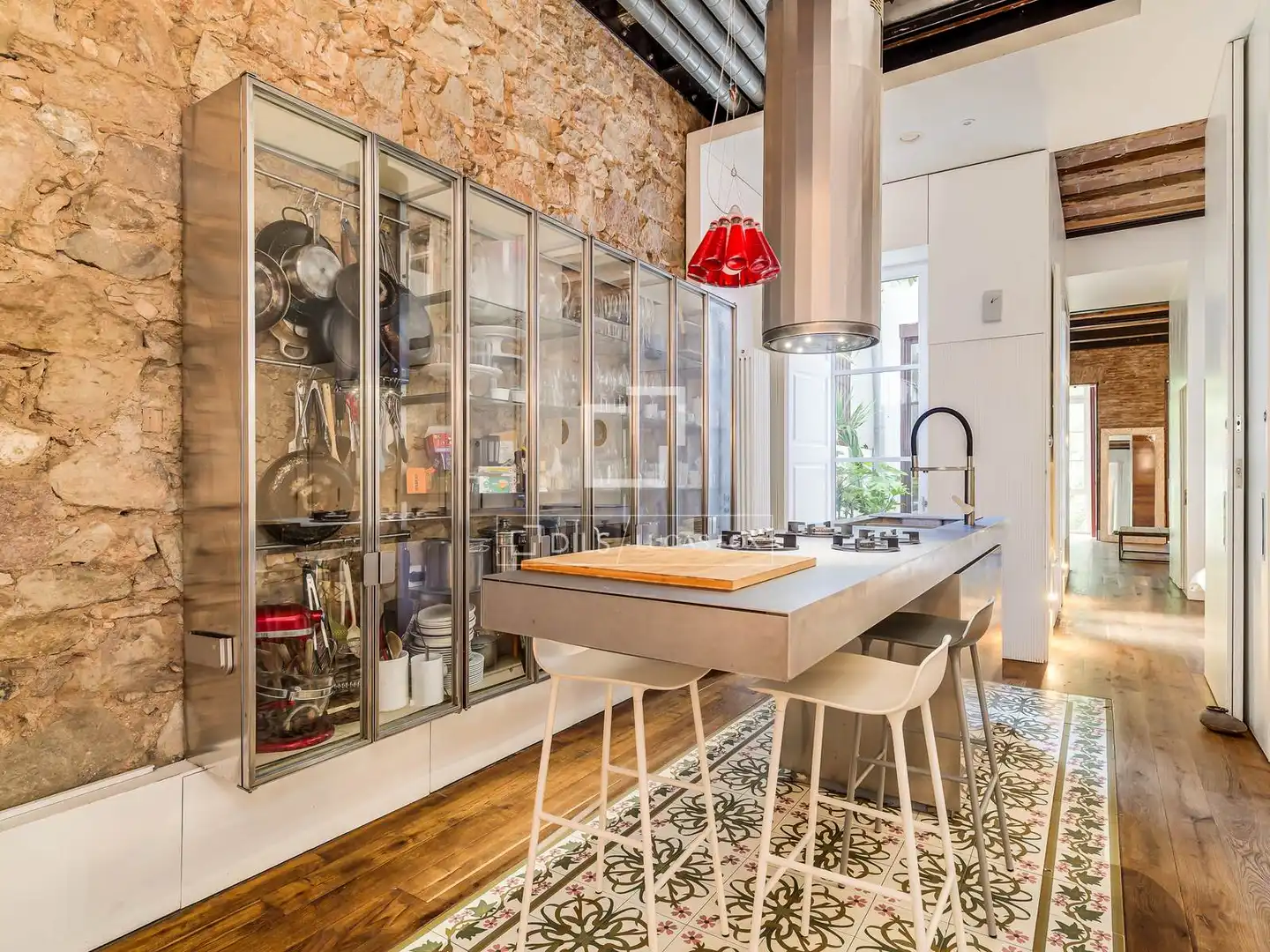 Cocina de Piso en venta en Barcelona con Aire acondicionado, Calefacción y Jardín privado