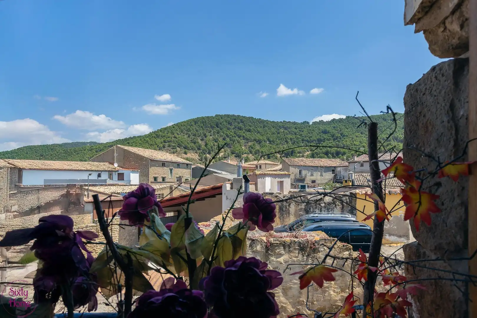 Exterior view of Houses for sale in Castiliscar  with Furnished