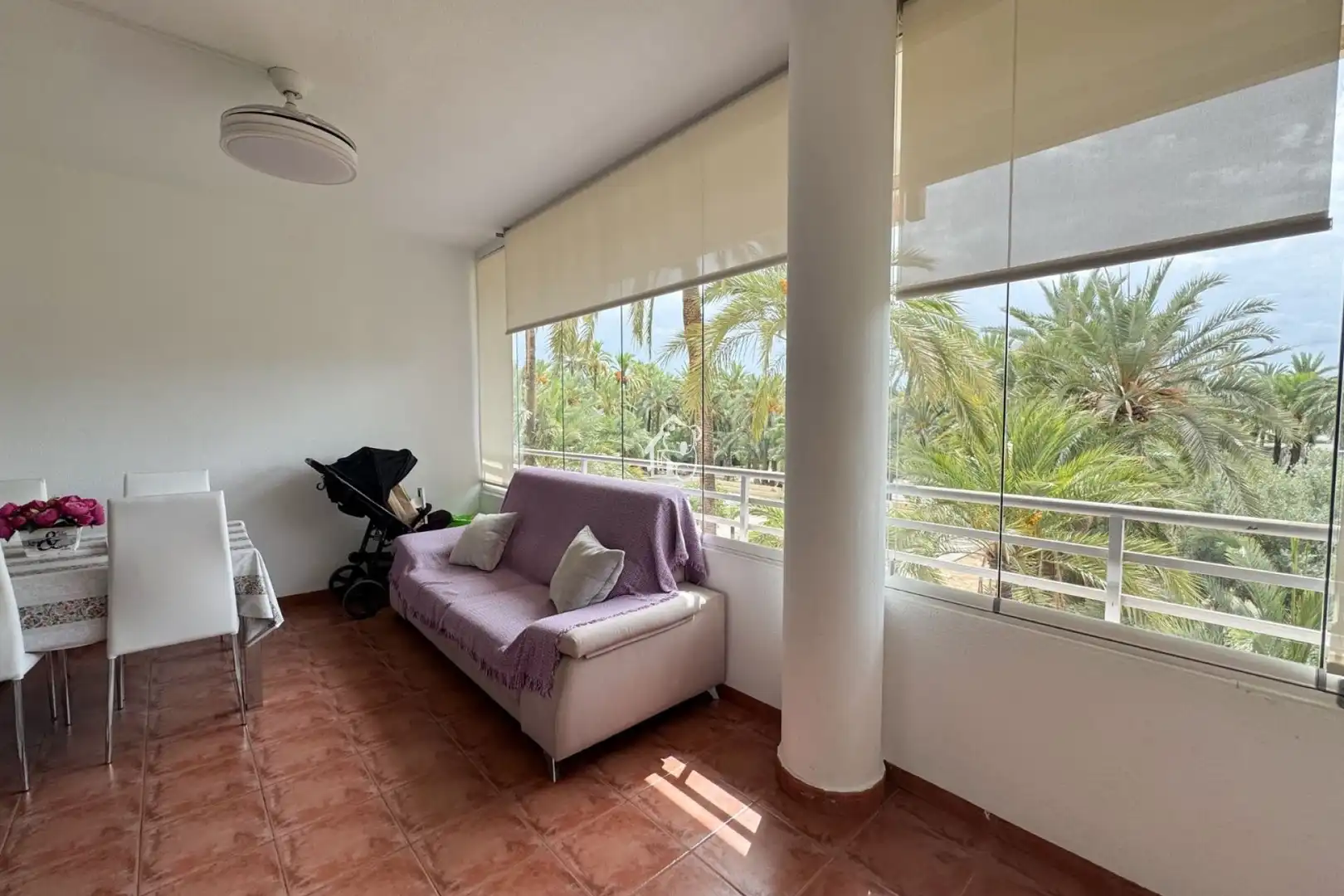 Terraza de Apartamento en venta en Elche / Elx con Aire acondicionado, Terraza y Amueblado