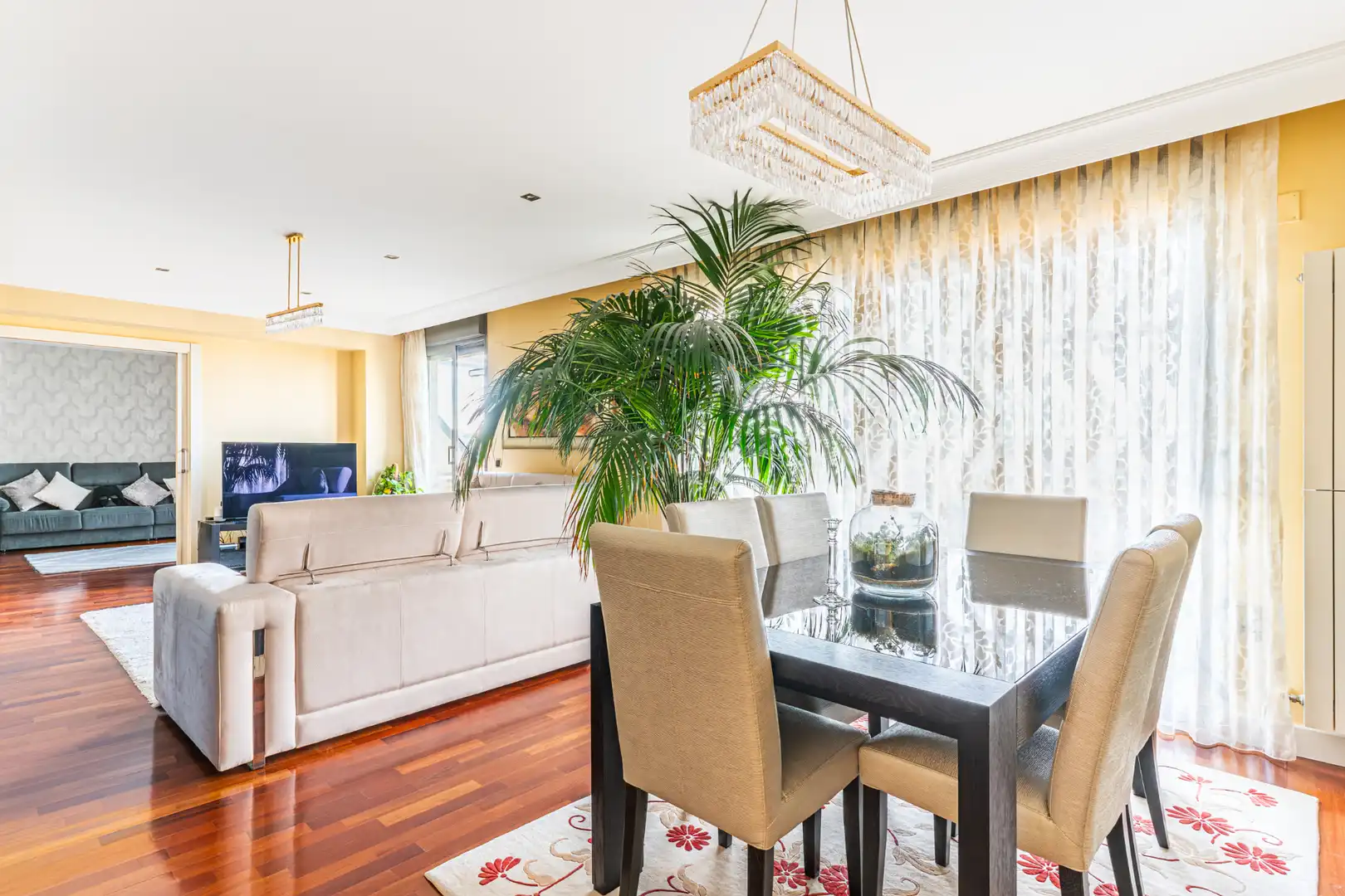 Wohnzimmer von Dachboden zum Verkauf in Majadahonda mit Klimaanlage, Heizung und Terrasse
