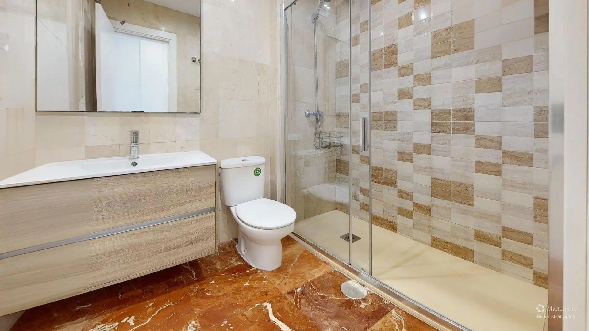 Bany de Apartament de lloguer en Elche / Elx amb Aire condicionat, Jardí privat i Terrassa
