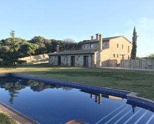 Vista exterior de Finca rústica en venda en Castell-Platja d'Aro amb Terrassa