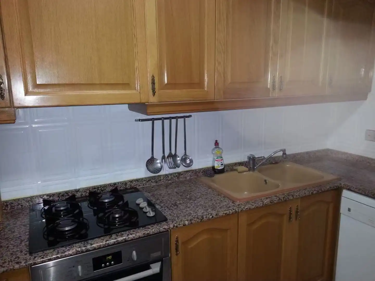 Cocina de Piso de alquiler en Sagunto / Sagunt con Aire acondicionado, Amueblado y Horno