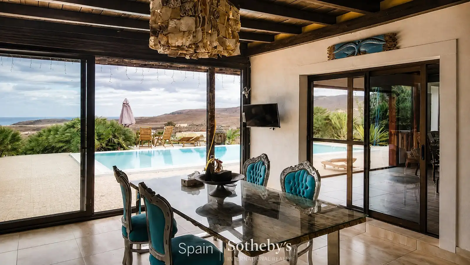 Dining room of Houses for sale in Tuineje  with Air Conditioner, Heating and Private garden