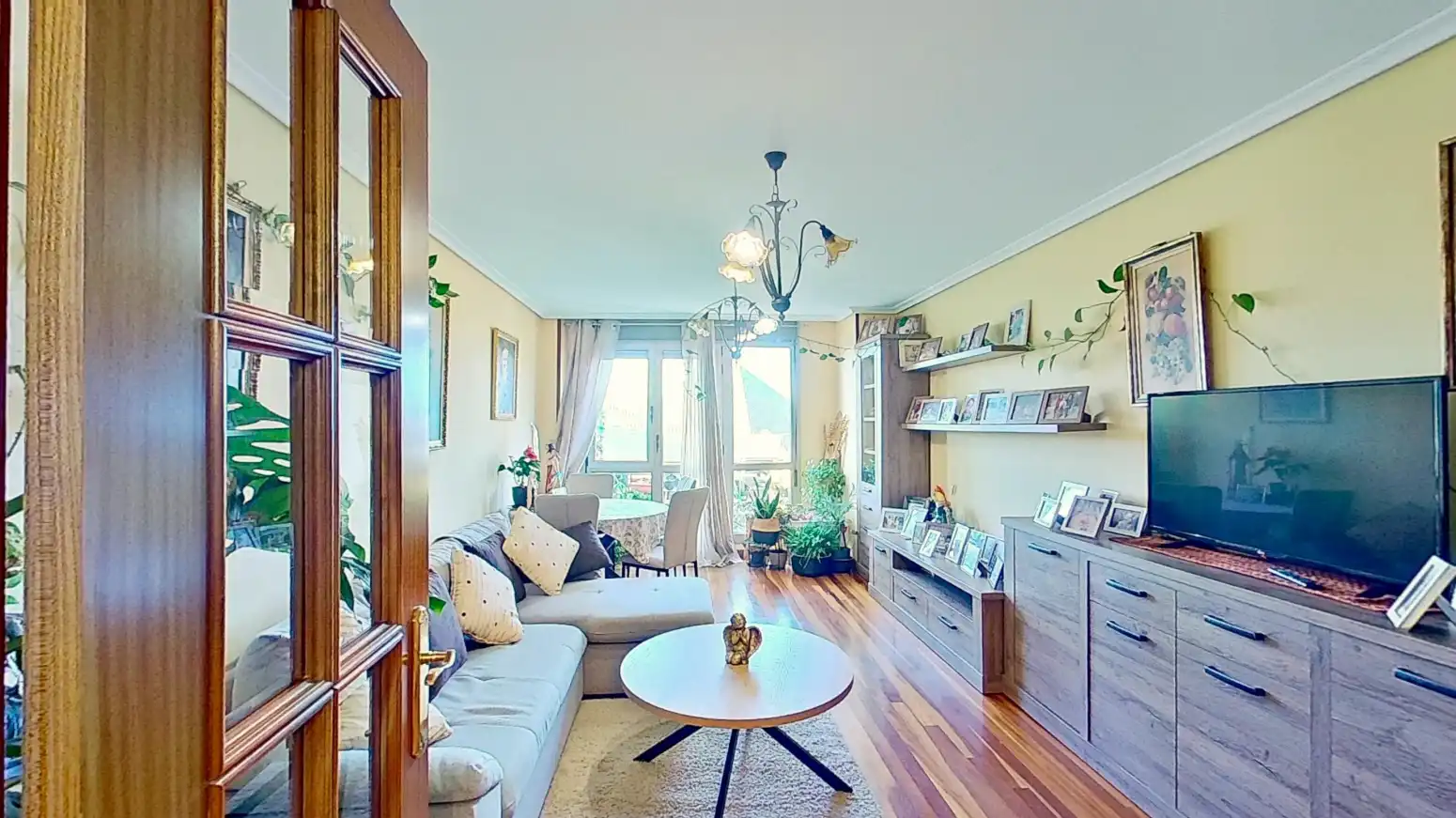 Living room of Attic for sale in Santander  with Heating, Parquet flooring and Terrace
