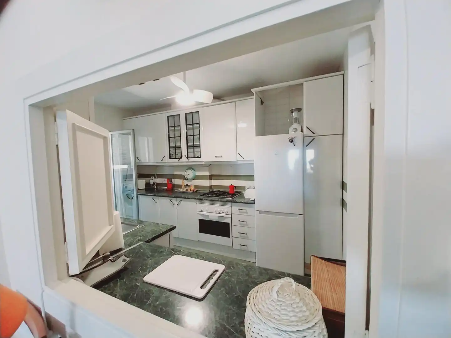 Cocina de Apartamento en venta en Mijas con Jardín privado, Terraza y Amueblado