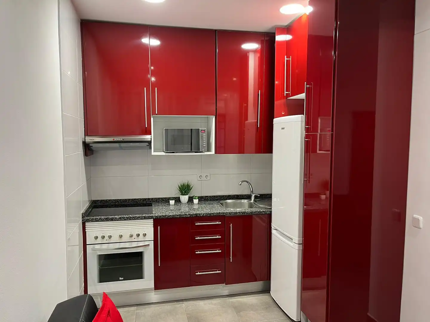 Cuina de Pis de lloguer en Madrid amb Aire condicionat, Calefacció i Parquet