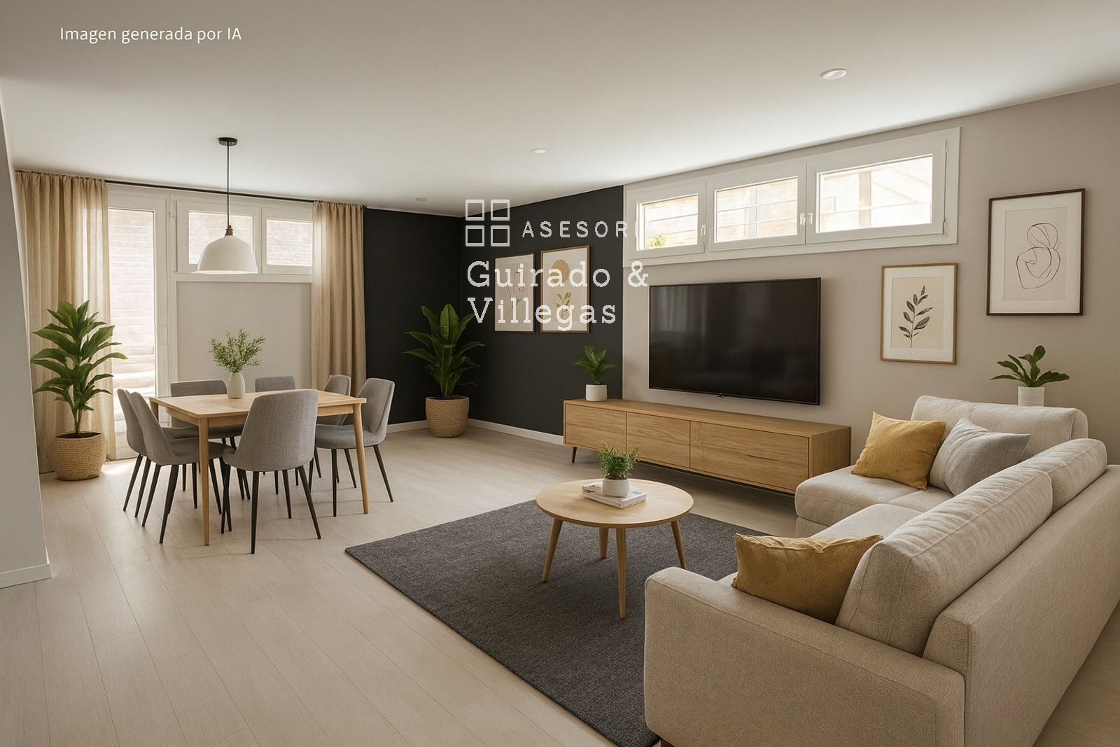 Living room of Flat for sale in Tiana  with Swimming Pool and Community pool