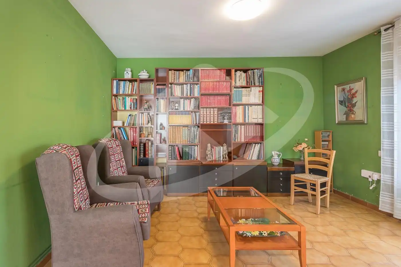 Wohnzimmer von Wohnung zum Verkauf in Sabadell mit Klimaanlage, Heizung und Balkon