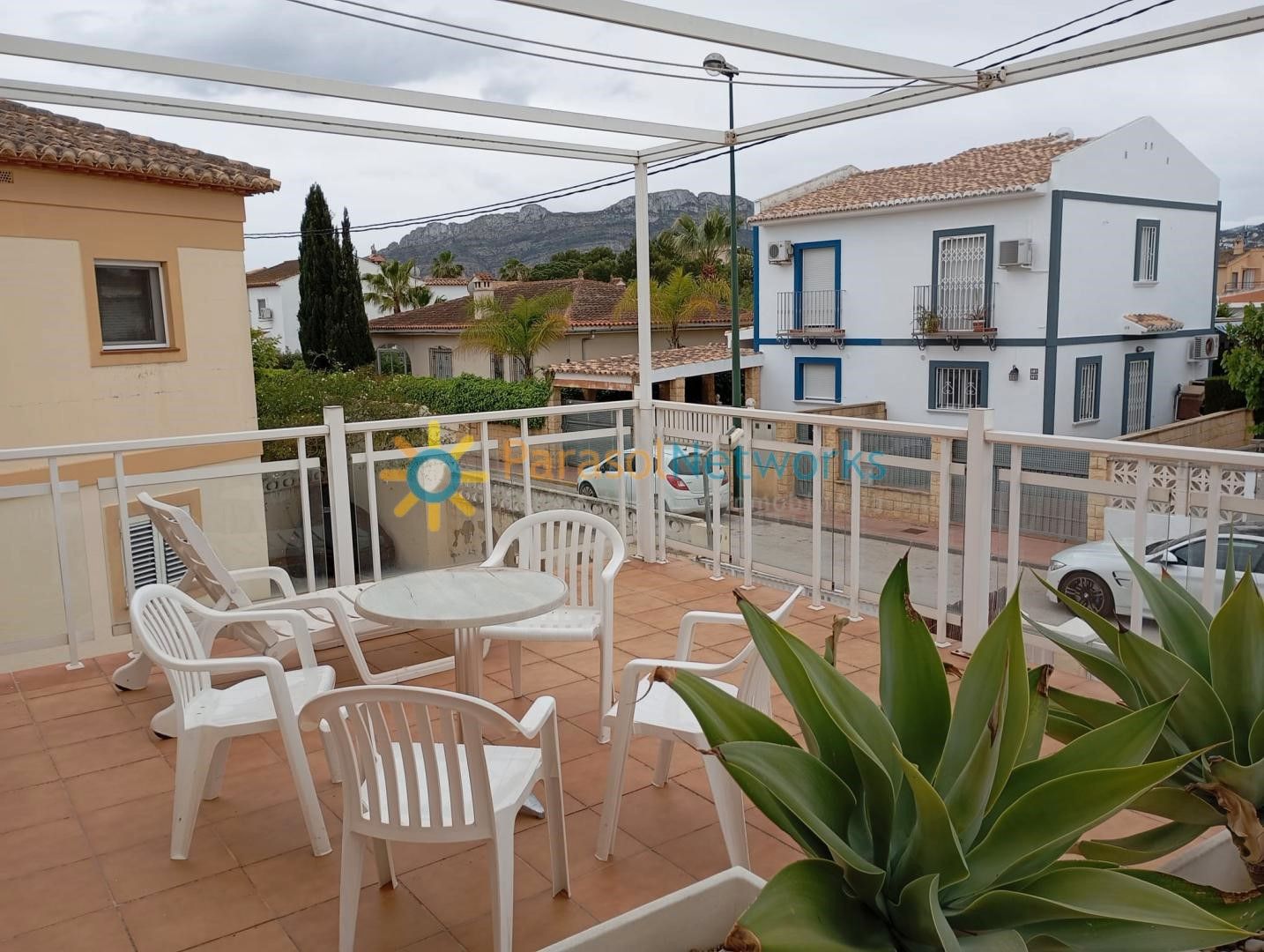 Terrassa de Dúplex de lloguer en Dénia amb Aire condicionat, Calefacció i Jardí privat