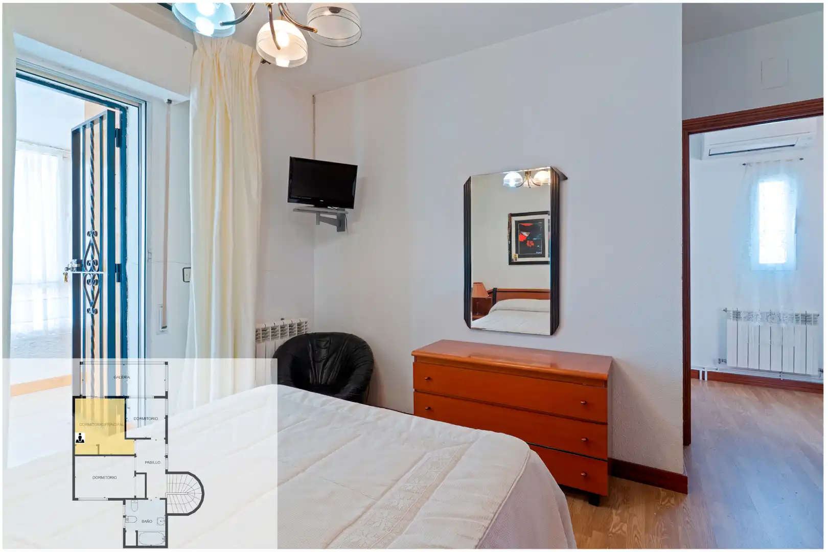 Bedroom of Houses for sale in Villanueva de Perales  with Heating, Private garden and Terrace