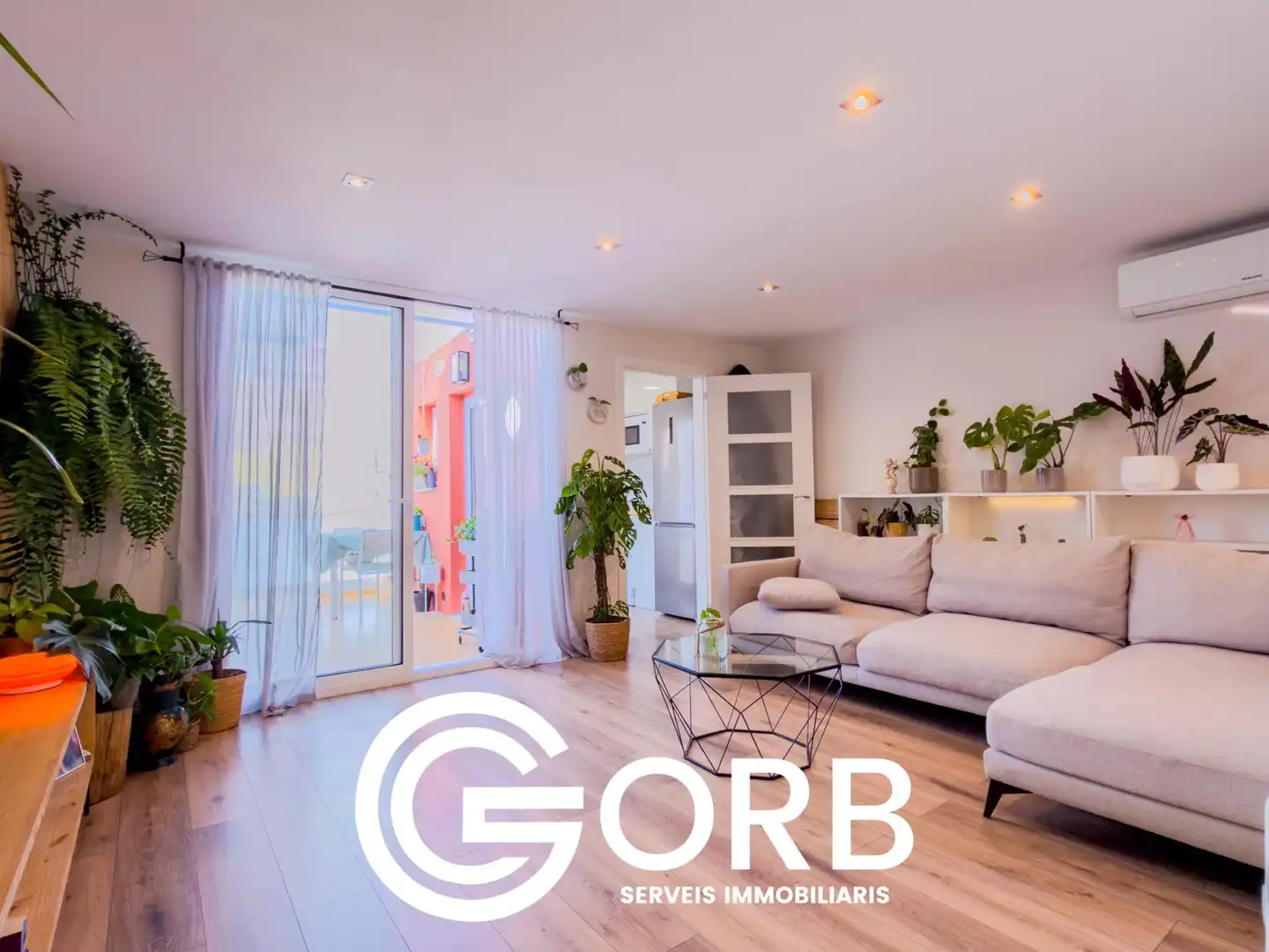 Sala de estar de Ático en venta en Mataró con Aire acondicionado, Calefacción y Terraza