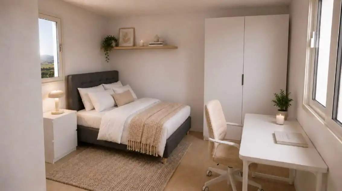 Dormitori de Estudi de lloguer en Villaviciosa de Odón amb Aire condicionat, Calefacció i Parquet