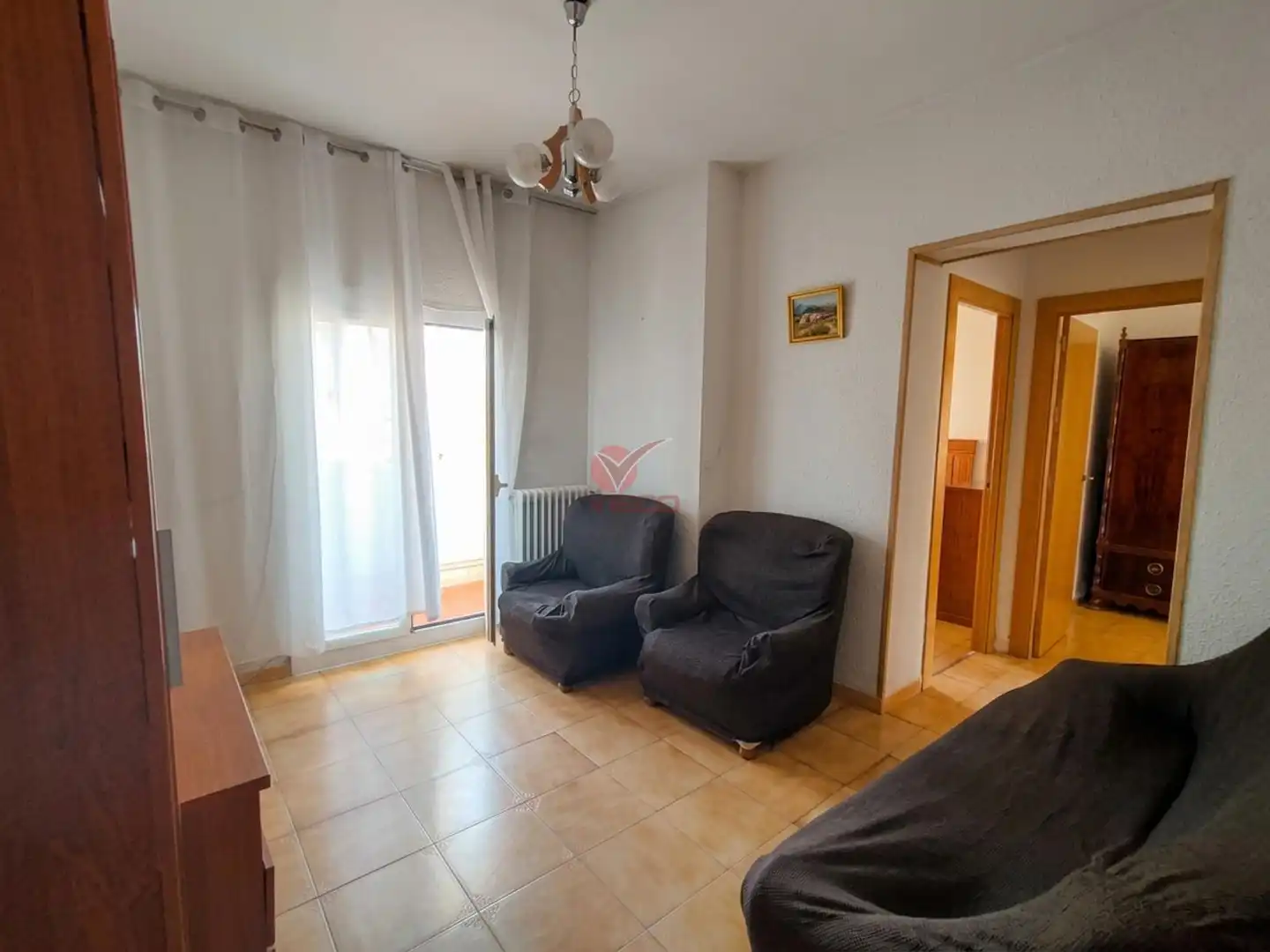 Schlafzimmer von Wohnung zum Verkauf in Cuenca mit Heizung, Terrasse und Möbliert