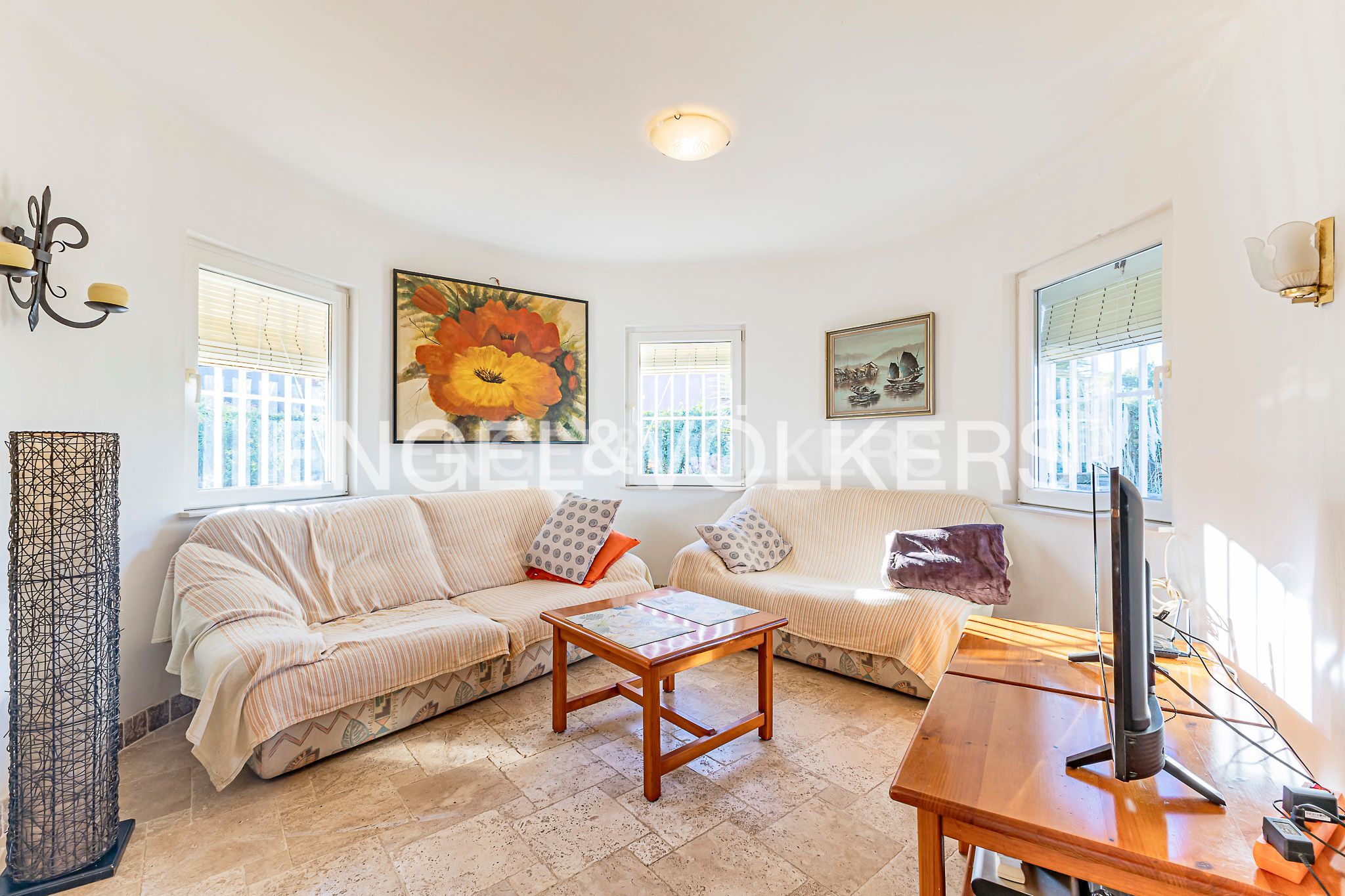 Living room of House or chalet for sale in Cervelló  with Heating, Private garden and Terrace