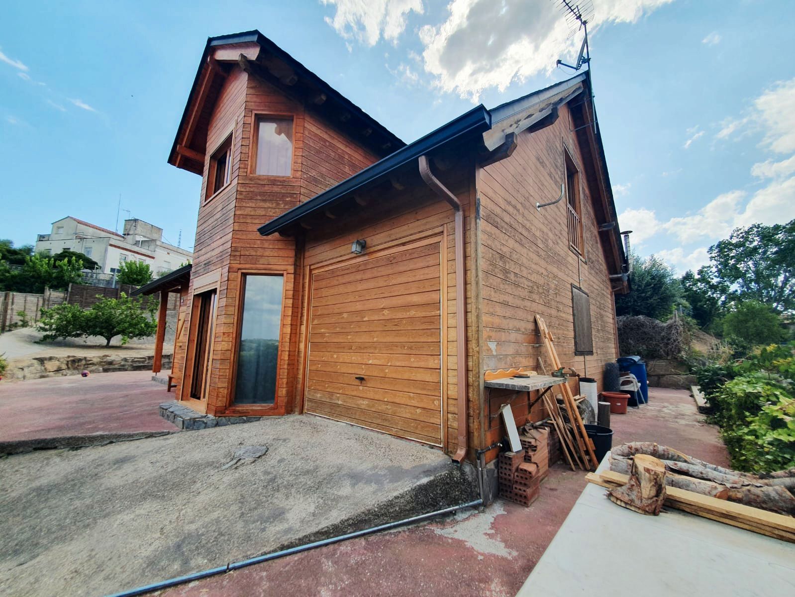 Vista exterior de Casa o xalet en venda en Piera amb Calefacció, Jardí privat i Terrassa