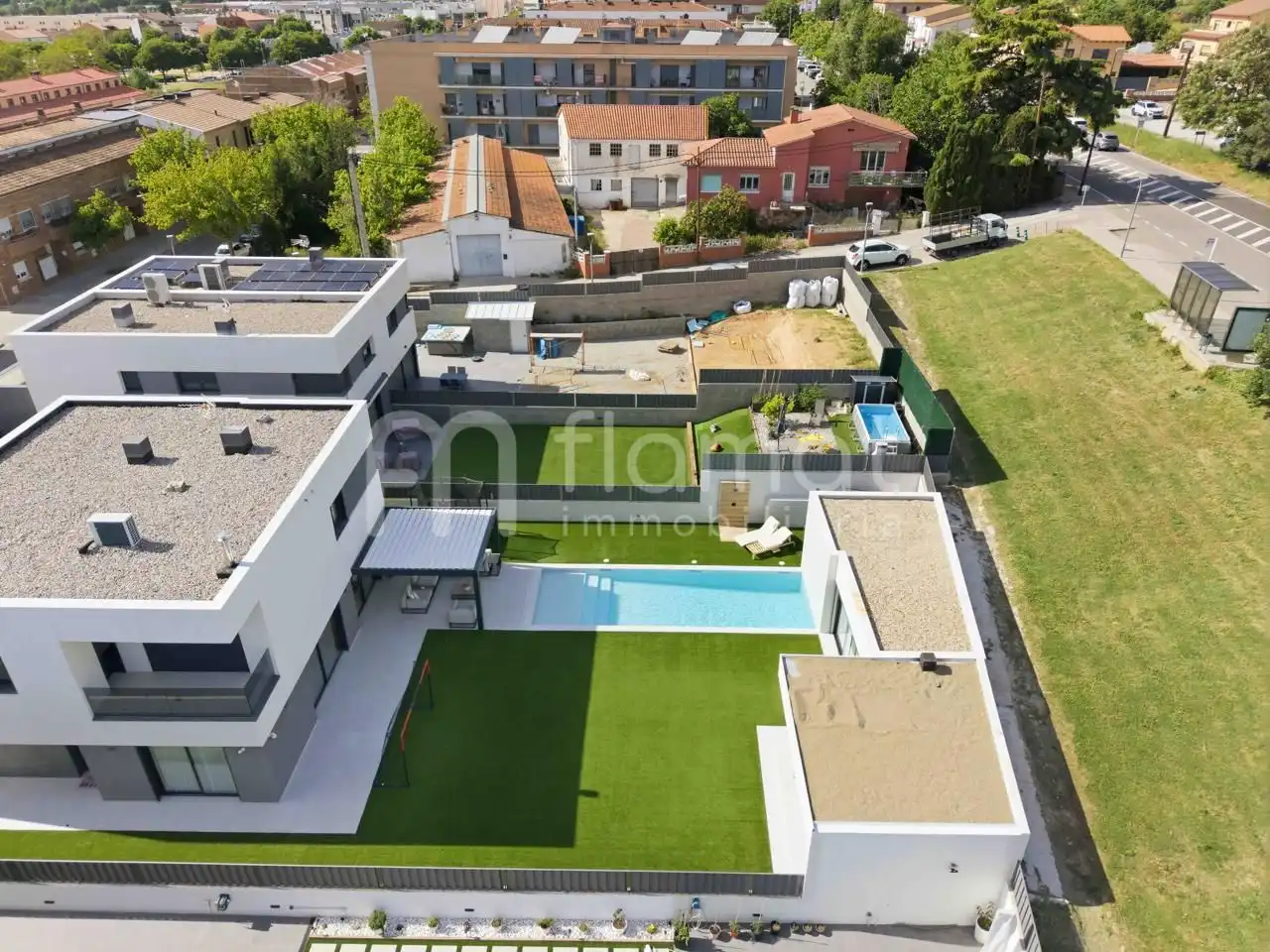 Piscina de Casa o xalet en venda en Palau-solità i Plegamans