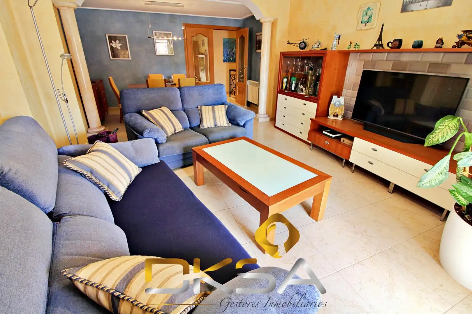 Living room of Duplexes for sale in L'Alcora  with Terrace, Storage room and Furnished