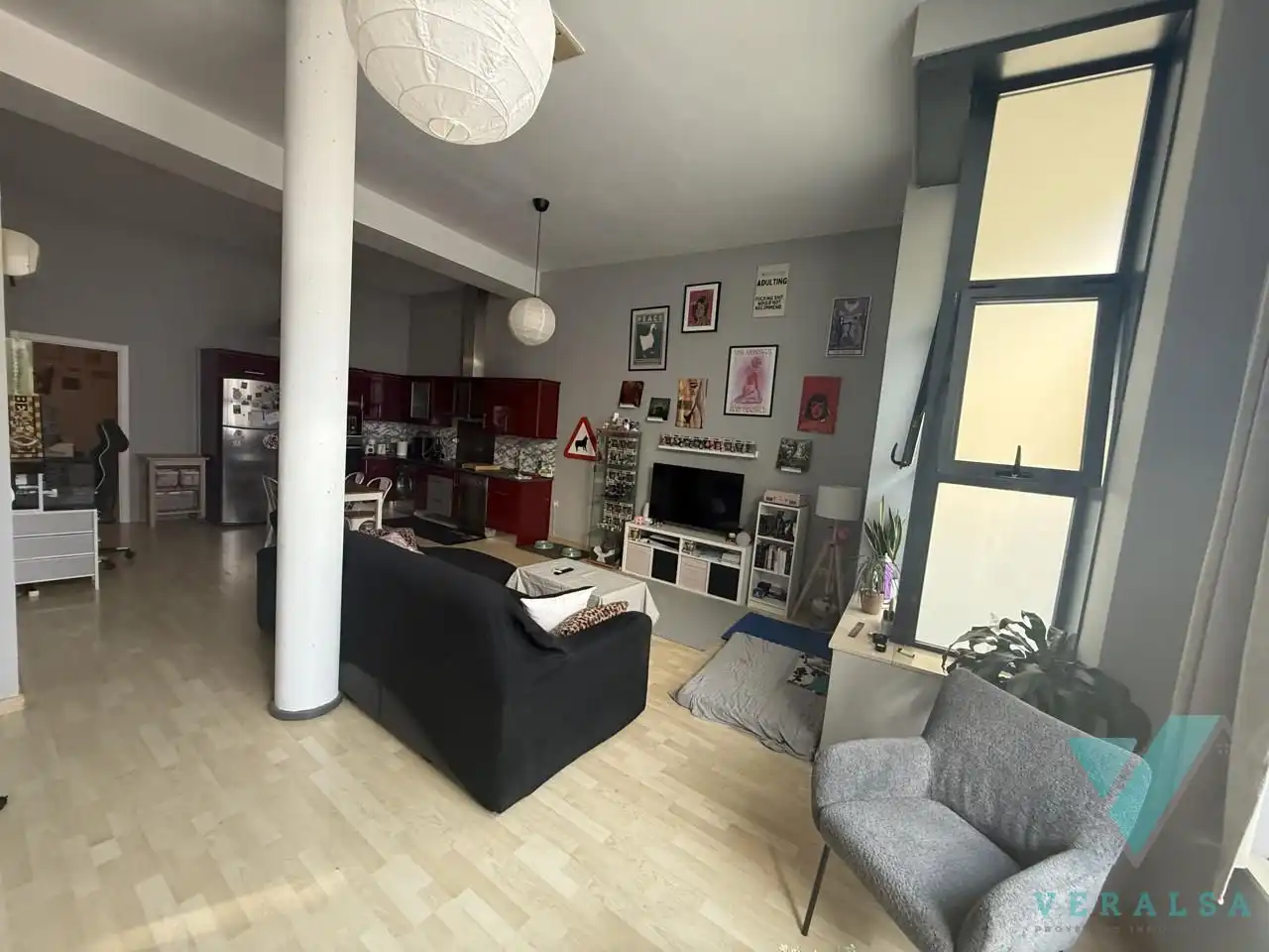 Sala d'estar de Loft en venda en San Sebastián de los Reyes amb Aire condicionat