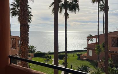 Schlafzimmer von Wohnungen miete in Estepona mit Klimaanlage und Terrasse