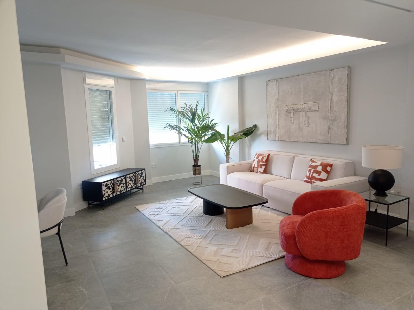 Sala d'estar de Pis en venda en Málaga Capital amb Aire condicionat i Terrassa