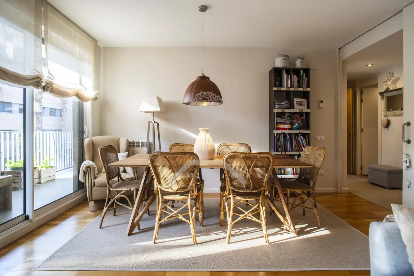 Dining room of Flat for sale in Sant Cugat del Vallès  with Air Conditioner, Heating and Terrace