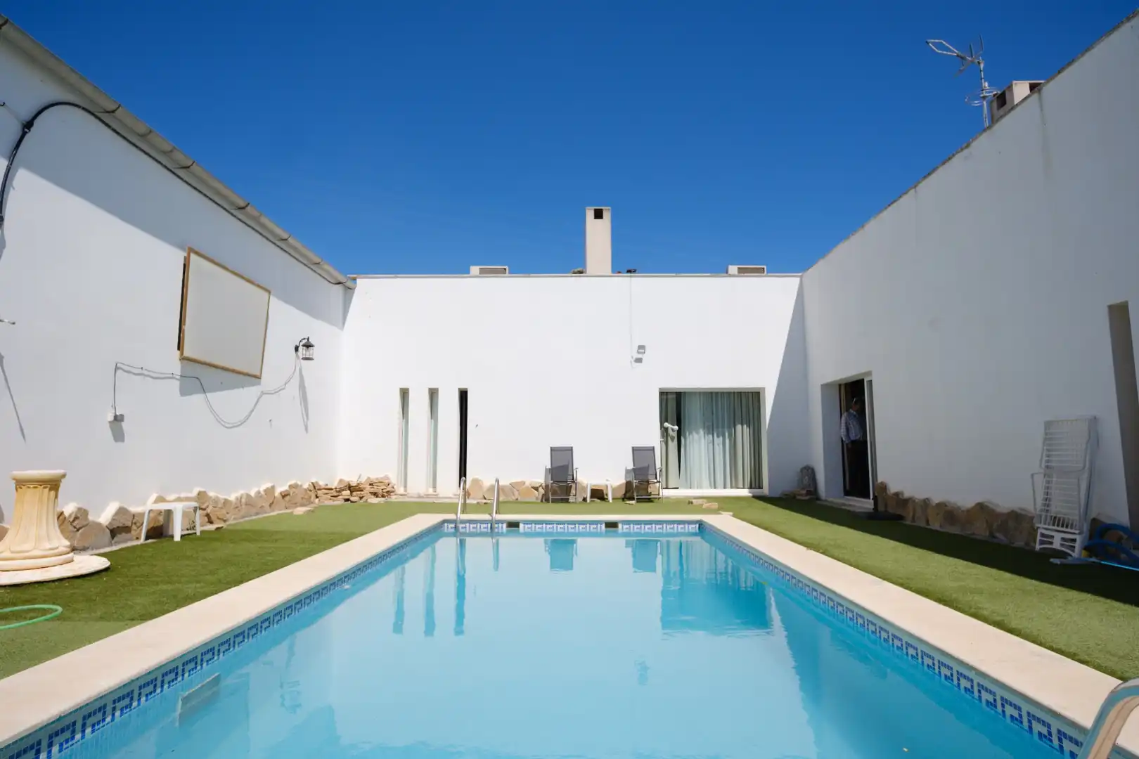 Swimming pool of Country homes for sale in Teba  with Air Conditioner, Private garden and Storage room