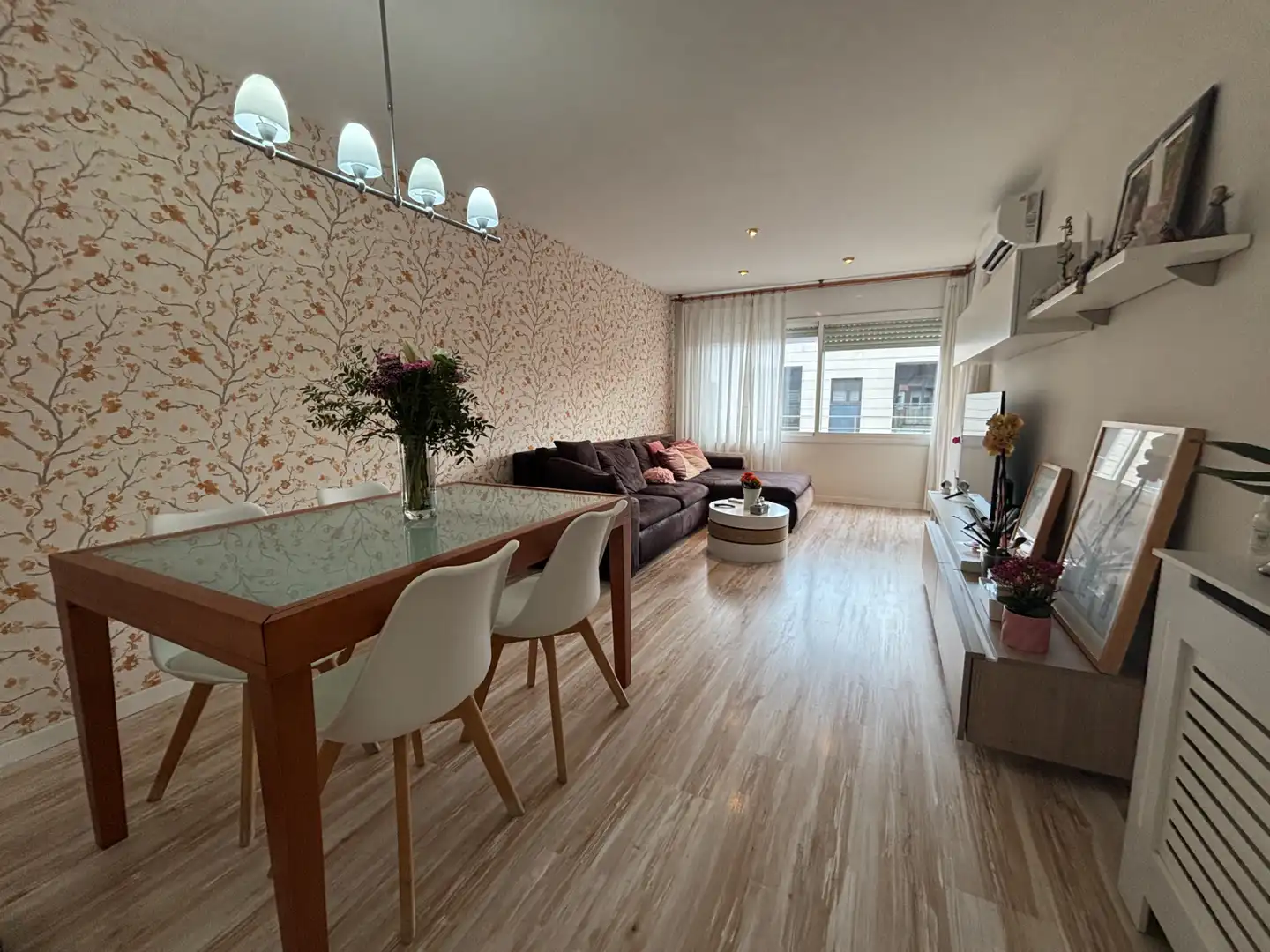 Sala d'estar de Pis en venda en Lleida amb Aire condicionat, Calefacció i Parquet