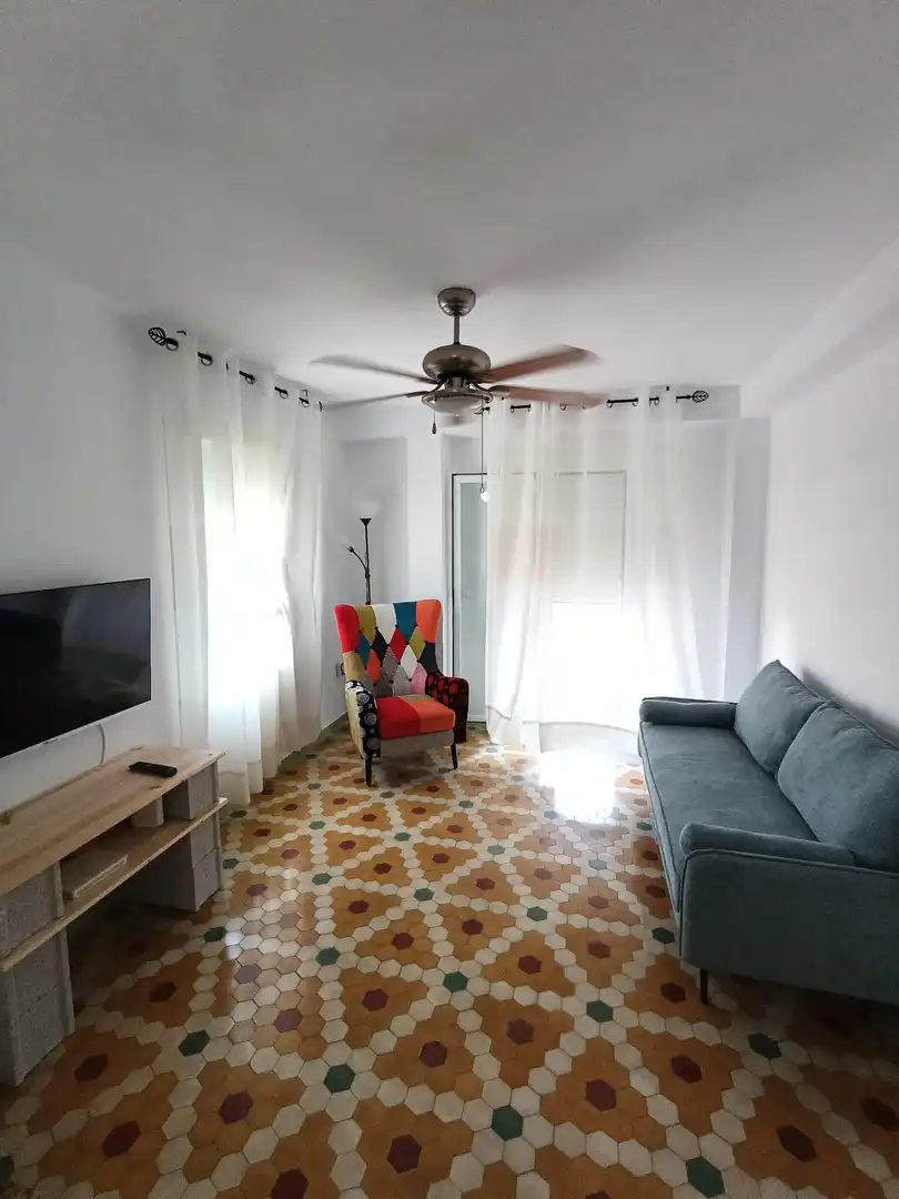 Sala de estar de Piso en venta en  Córdoba Capital con Aire acondicionado, Amueblado y Balcón