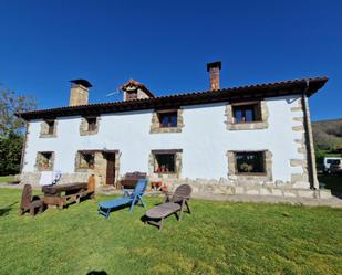 Exterior view of Country house for sale in Merindad de Montija  with Heating and Private garden