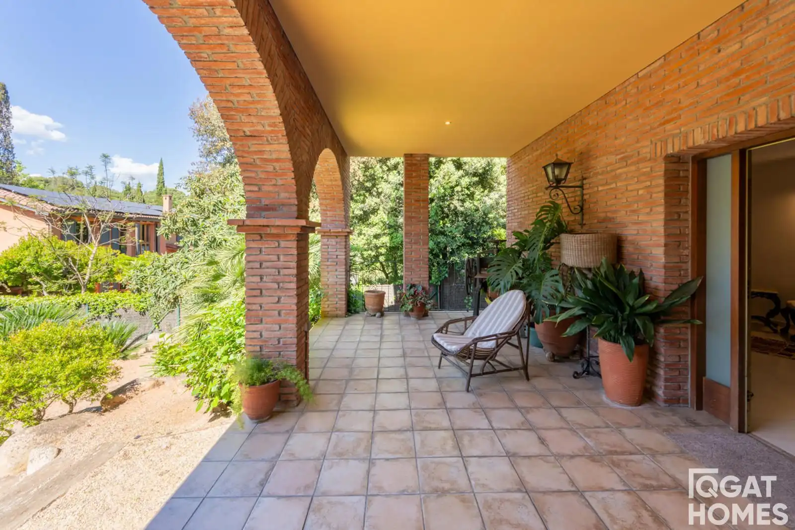 Terraza de Casa o chalet de alquiler en Sant Cugat del Vallès con Aire acondicionado, Calefacción y Jardín privado