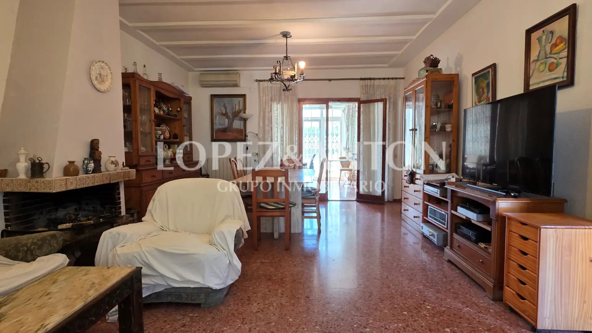 Sala de estar de Casa o chalet en venta en San Antonio de Benagéber con Aire acondicionado, Calefacción y Jardín privado