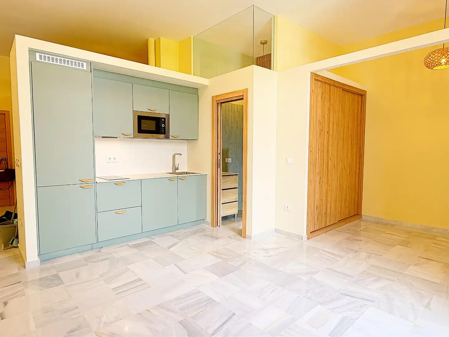 Cocina de Apartamento en venta en El Puerto de Santa María con Aire acondicionado, Calefacción y Balcón