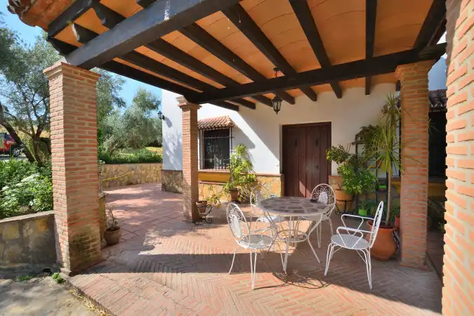 Terraza de Finca rústica en venta en Arriate con Jardín privado, Terraza y Piscina