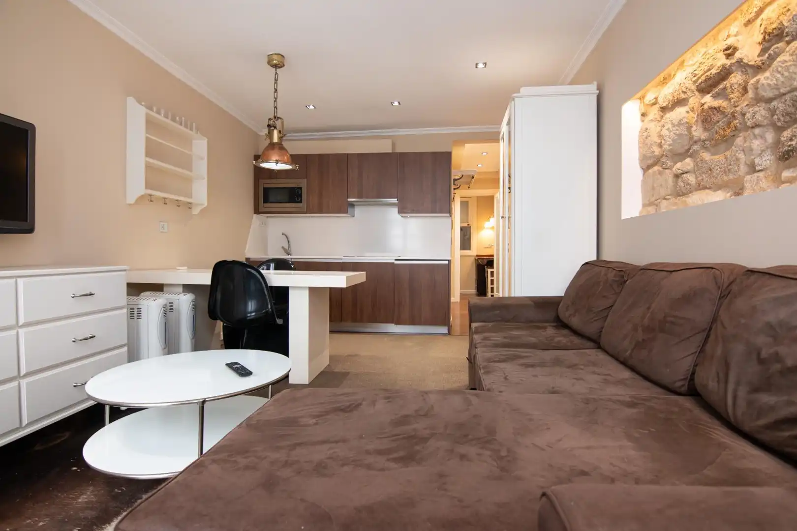 Wohnzimmer von Wohnungen zum Verkauf in A Coruña Capital  mit Heizung und Möbliert
