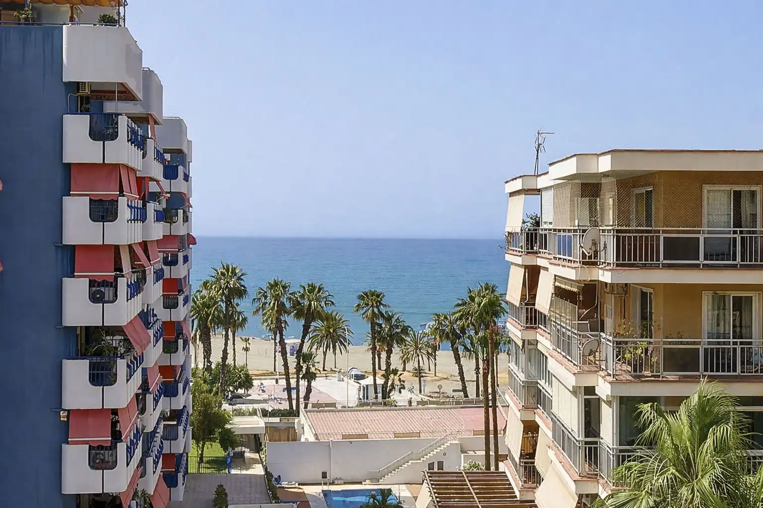 Schlafzimmer von Wohnung zum Verkauf in Málaga mit Klimaanlage, Heizung und Terrasse