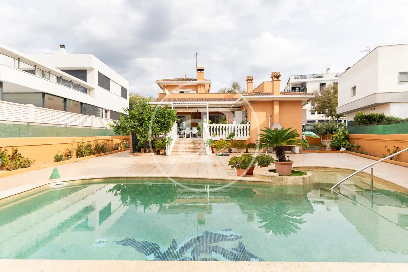 Exterior view of Houses for sale in  Palma de Mallorca  with Air Conditioner, Heating and Private garden