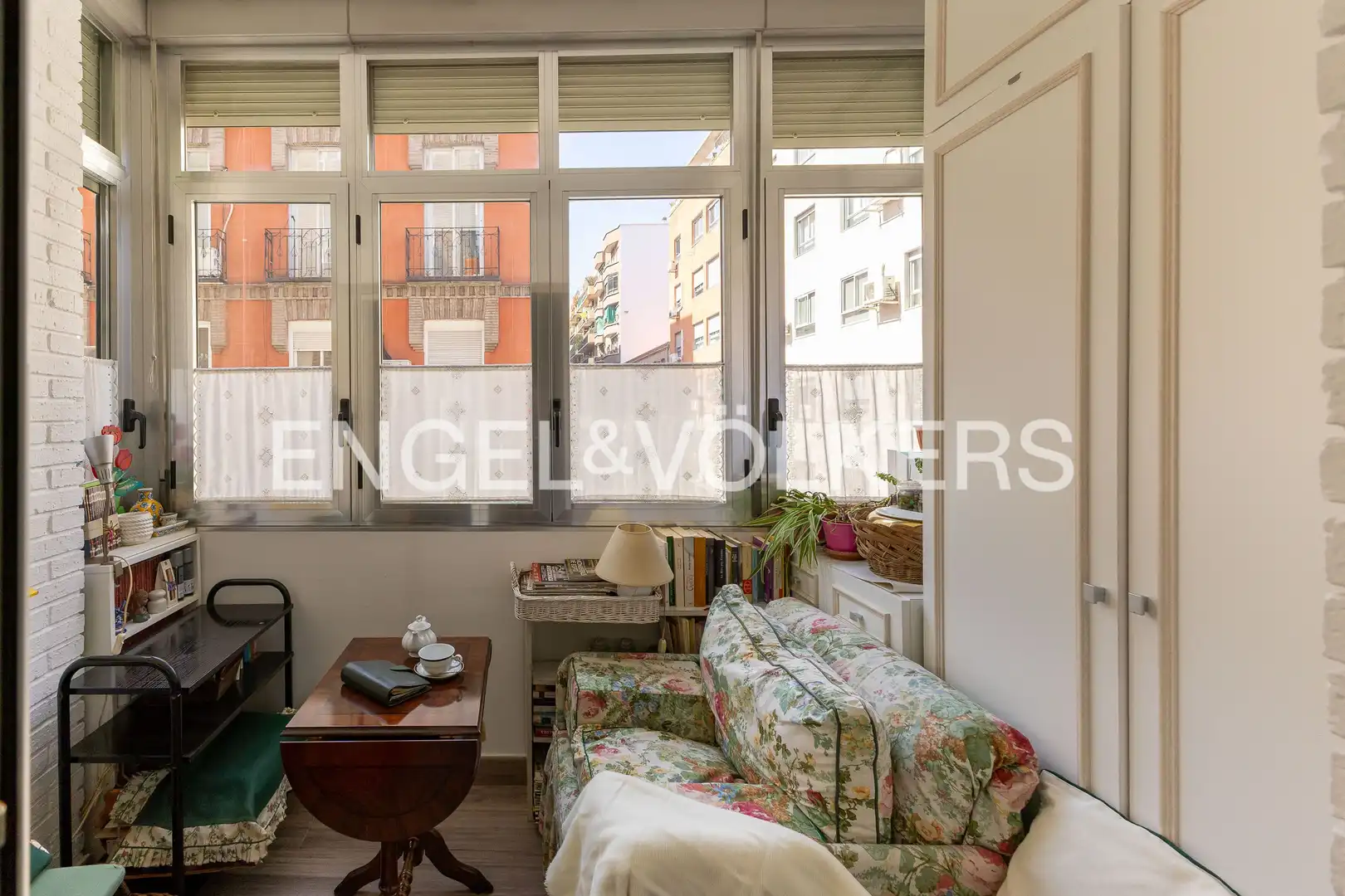Wohnzimmer von Wohnung zum Verkauf in Madrid mit Heizung und Terrasse