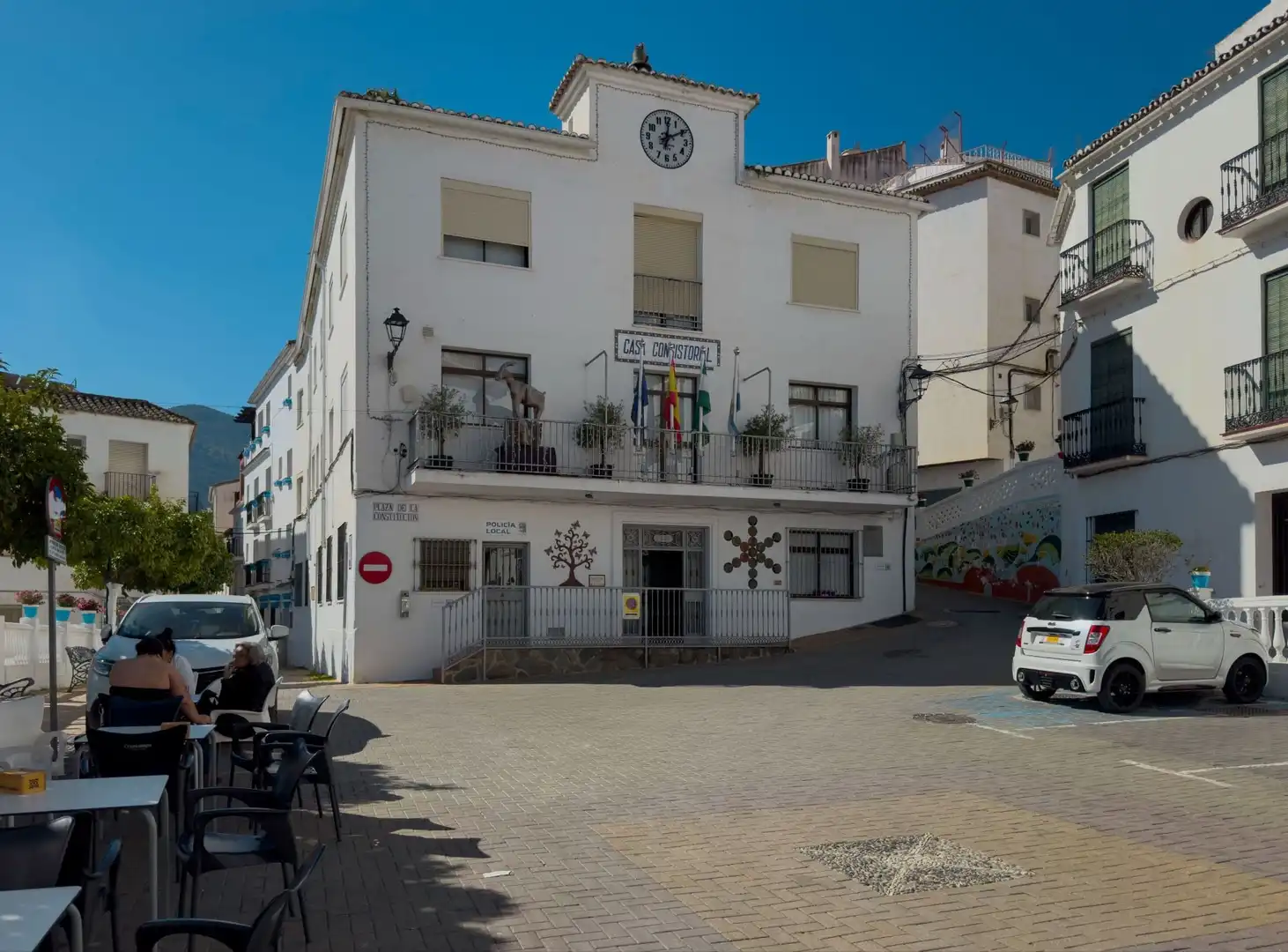 Vista exterior de Casa adosada en venda en Tolox amb Calefacció
