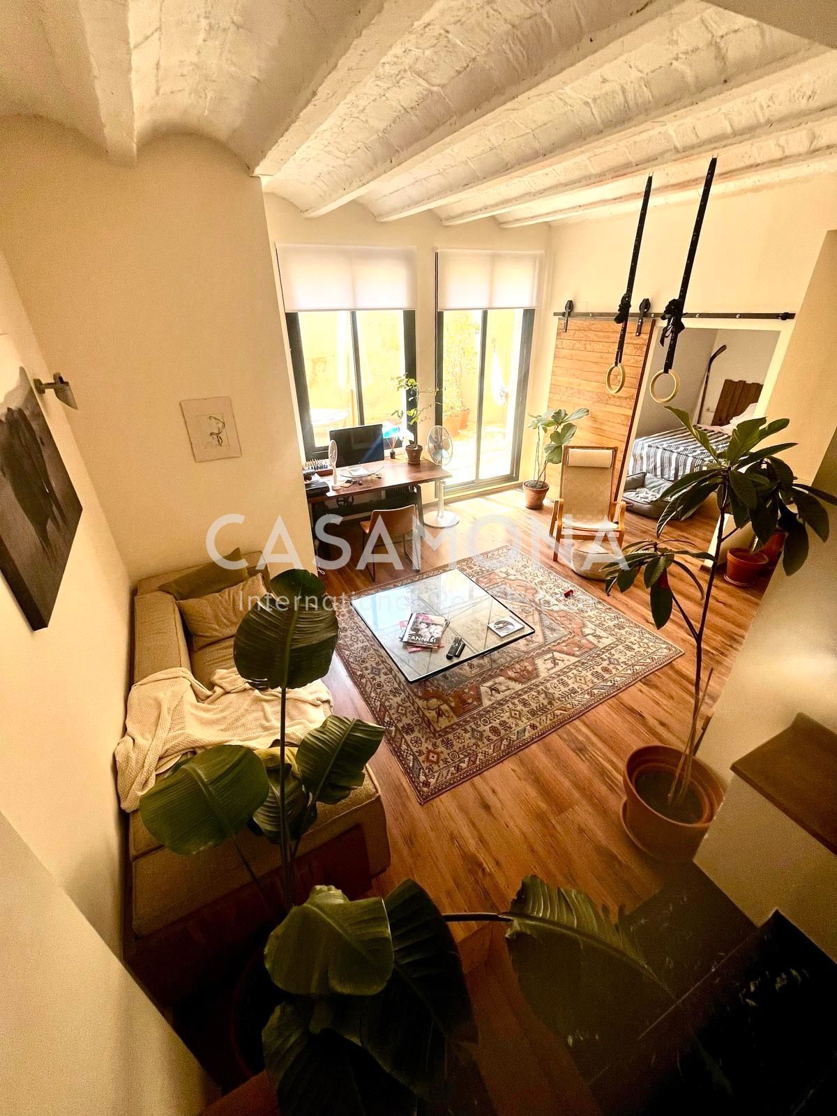 Sala d'estar de Apartament en venda en  Barcelona Capital amb Terrassa