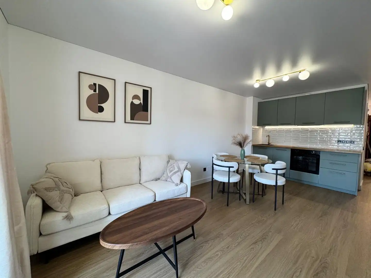 Sala d'estar de Apartament en venda en Pilar de la Horadada amb Aire condicionat, Calefacció i Moblat