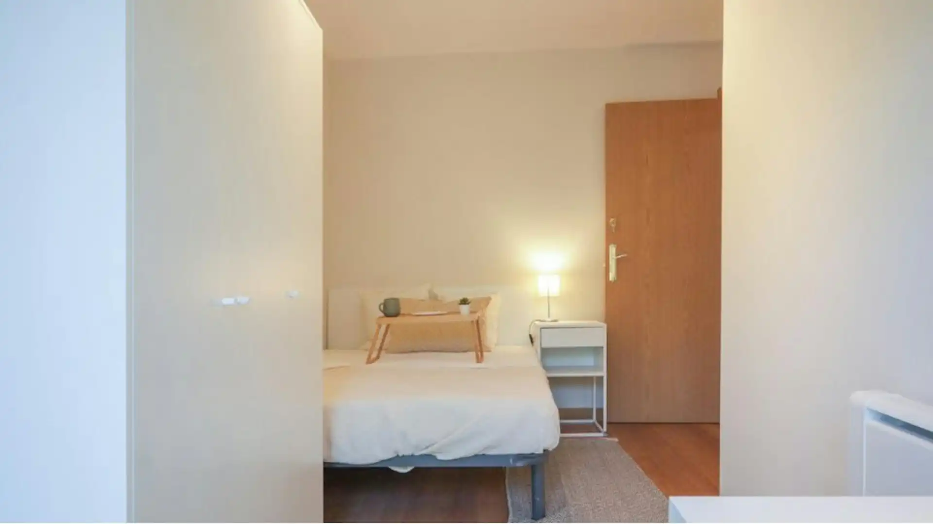 Bedroom of Flat for rent in Madrid  with Heating, Furnished and Washing machine