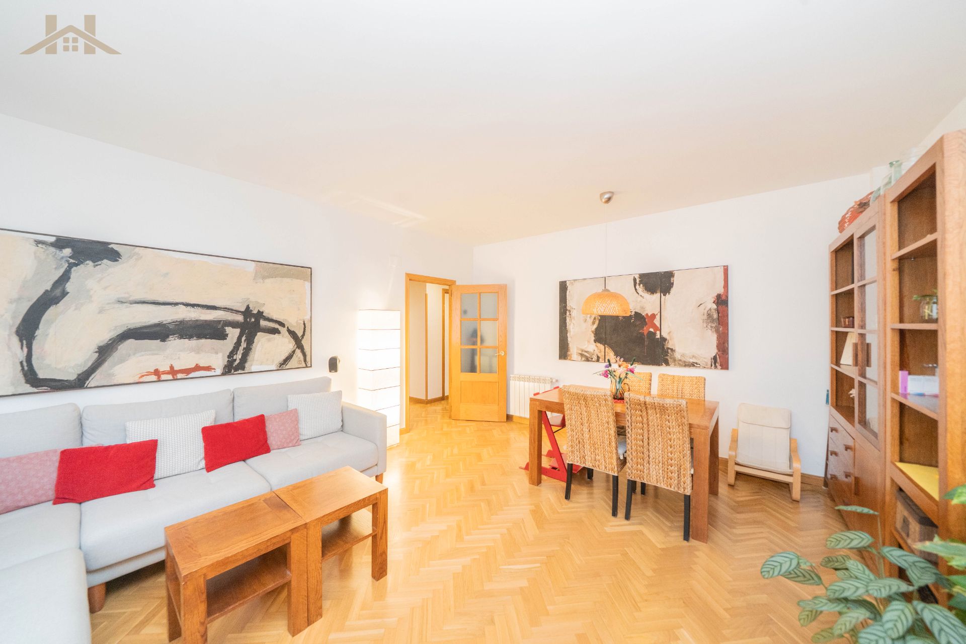 Sala de estar de Piso en venta en  Madrid Capital con Aire acondicionado, Calefacción y Trastero