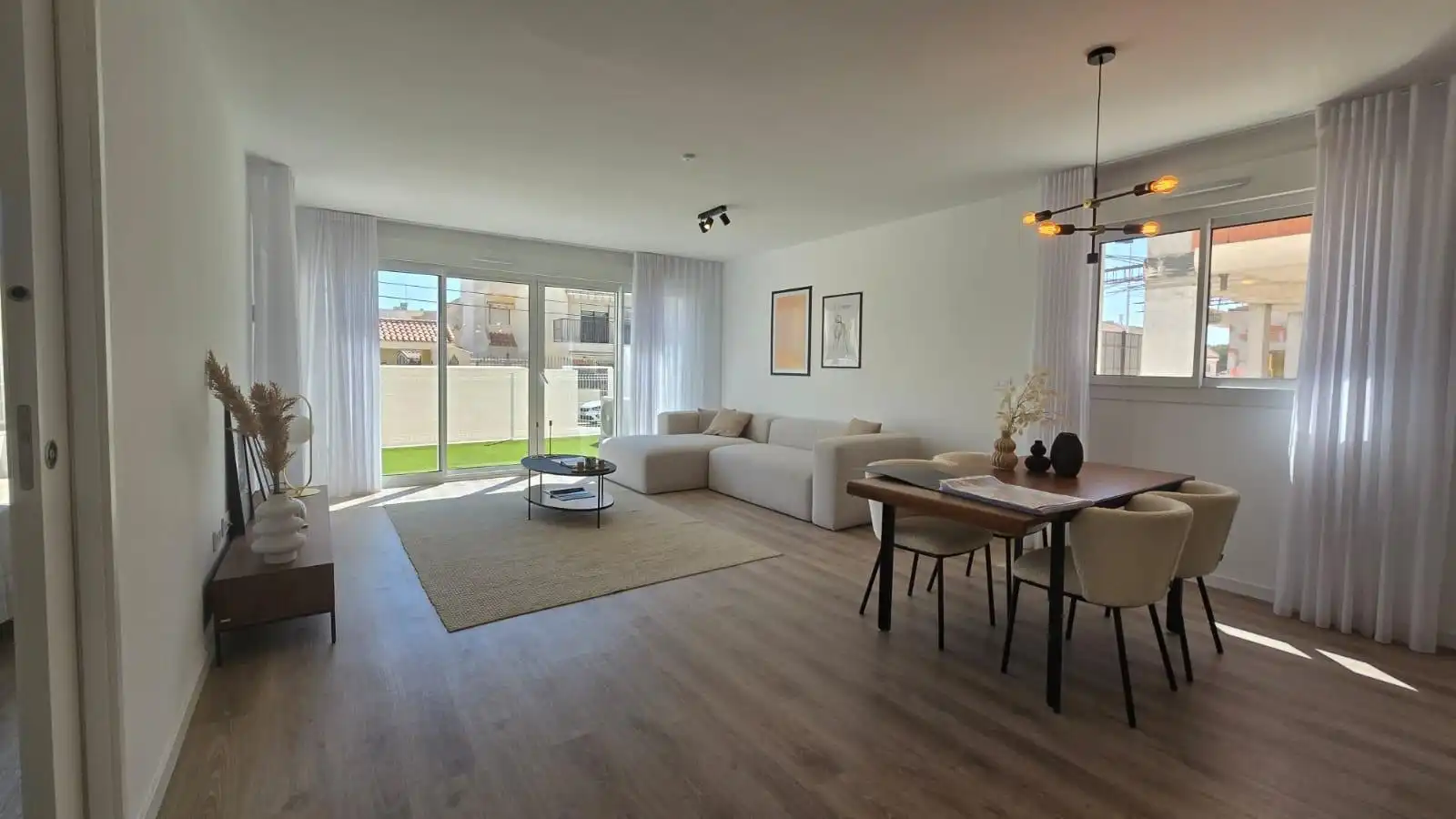 Living room of Flat for sale in Elche / Elx  with Air Conditioner, Terrace and Community pool