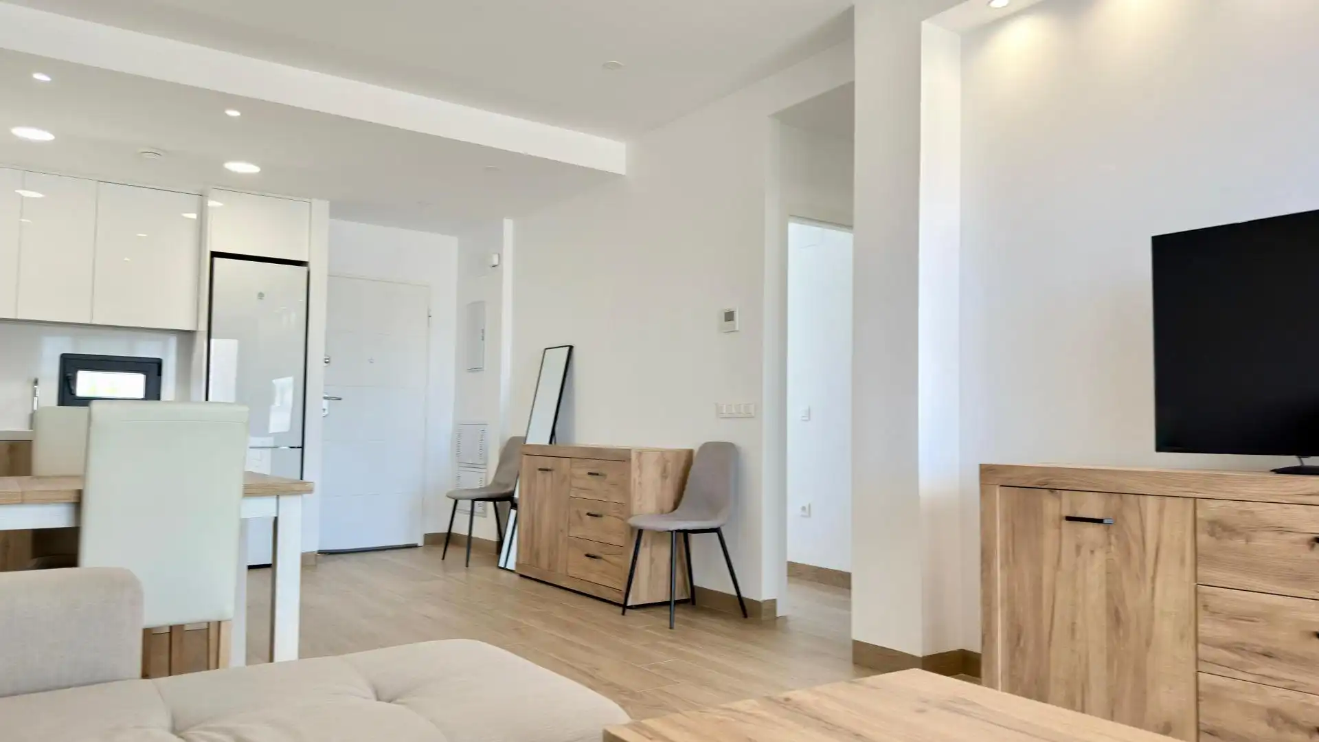 Wohnzimmer von Dachboden zum Verkauf in Finestrat mit Klimaanlage, Terrasse und Gemeinschaftspool