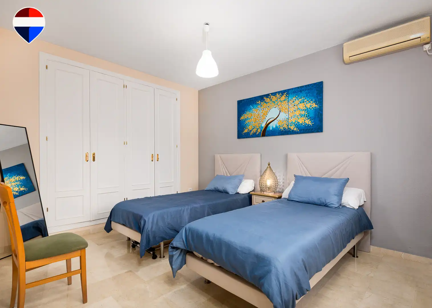 Habitación de Casa o chalet en venta en Mutxamel con Aire acondicionado, Terraza y Piscina