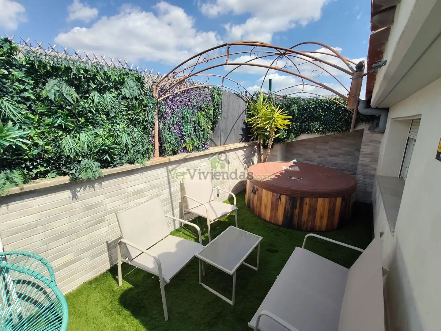 Terrace of Duplexes for sale in Terrassa  with Air Conditioner, Heating and Parquet flooring