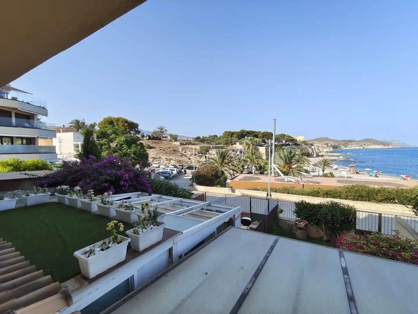Terraza de Dúplex en venta en Villajoyosa / La Vila Joiosa con Jardín privado, Terraza y Trastero