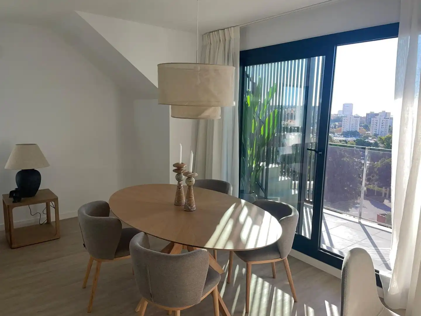 Dining room of Attic for sale in Alicante / Alacant  with Air Conditioner, Terrace and Storage room